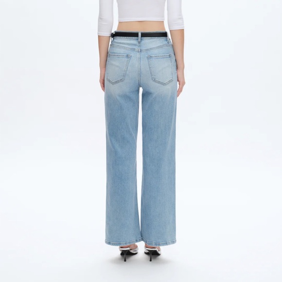 Bayeas High Rise Straight Leg Denim Jeans - Picture 3 of 8